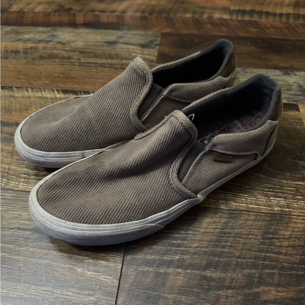 Vans Men's Brown Slip-On Shoes